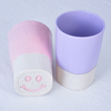 Copa de cepillo de plástico de gárgaras para el hogar Copa de dientes de plástico para tazas de enjuague bucal de cepillo de dientes de baño