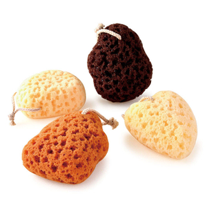 Venta al por mayor 100% natural suave forma irregular cuerpo de algas orgánicas esponja de baño TJ326