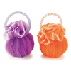 Pufs de malla suave Esponja de lufa de baño con forma de flor de rosa de malla Puff exfoliante de ducha Esponja de lufa TJ128