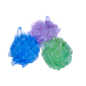 Esponja de bola de ducha de baño de flores naturales Esponja de bola de baño de malla de lufa de cuerpo ecológico Esponja TJ133