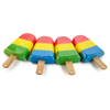 Esponja de baño en forma de helado, esponja de PU, ducha, esponja de baño para niños, juguetes de baño TJ335
