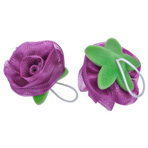 Puf de malla de esponja de baño Puff de ducha de esponja de baño Puff de cuerpo TJ175