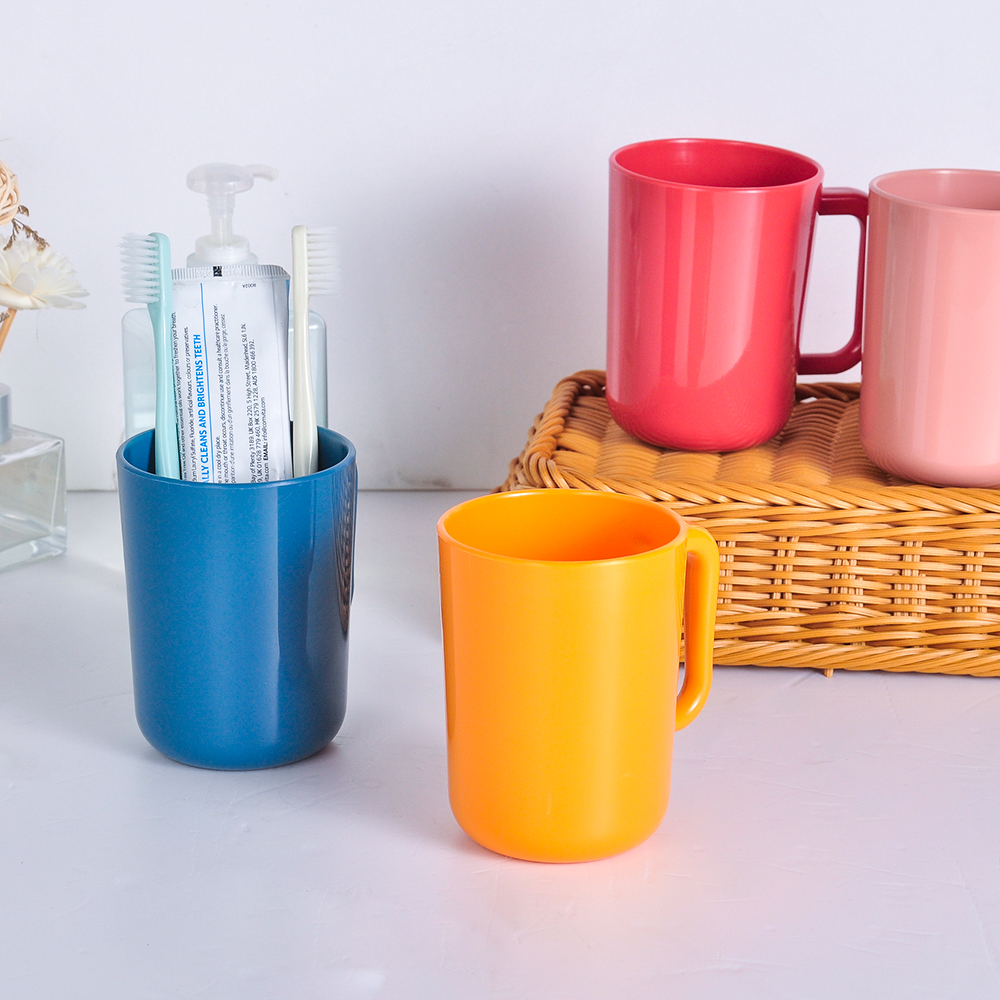 Tazas populares modernas para enjuague bucal BPA Taza de leche sin leche sin mango con mango